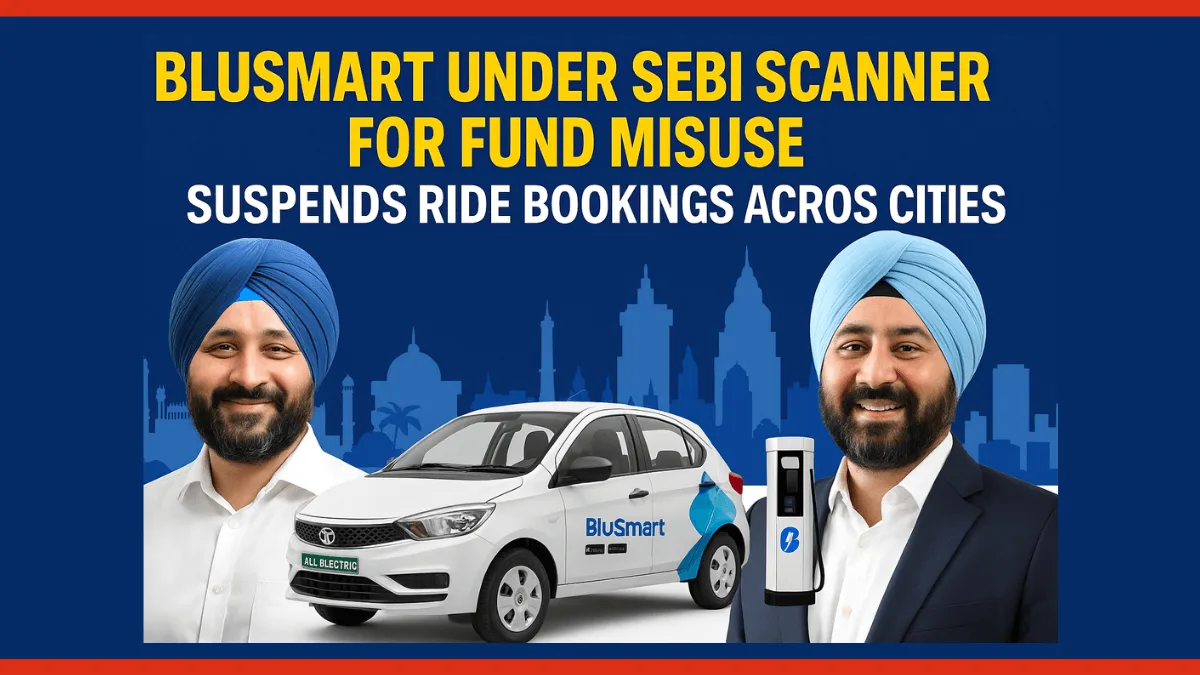 BluSmart SEBI probe Co founder accused of misusing funds bookings suspended 1 BluSmart Under SEBI Scanner: ₹262 Cr Fund Misuse Allegations, Bookings Suspended https://e-vehicleinfo.com/blusmart-under-sebi-scanner-accused-of-misusing-funds/