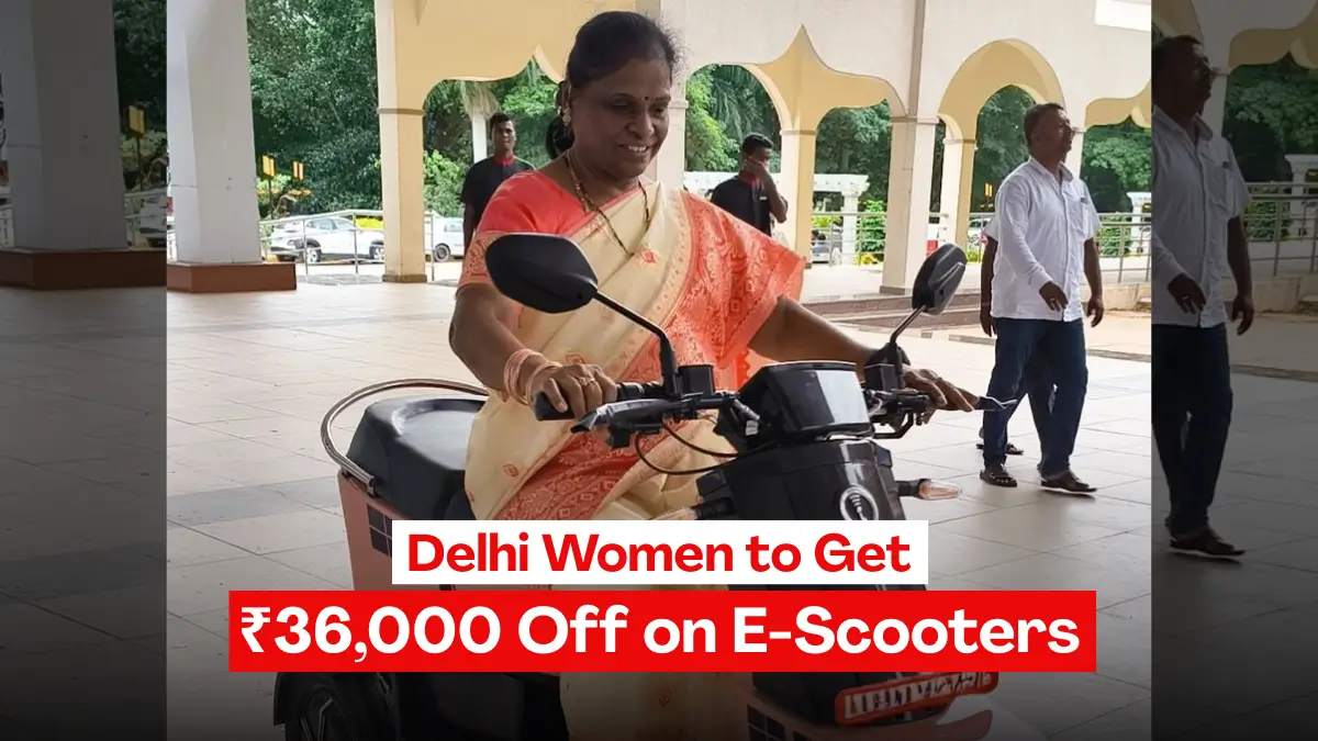 36,000 Off on Electric Scooters for Delhi Women