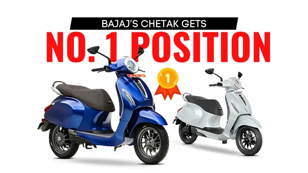 bajaj chetak India's best-selling electric scooter in March 2025