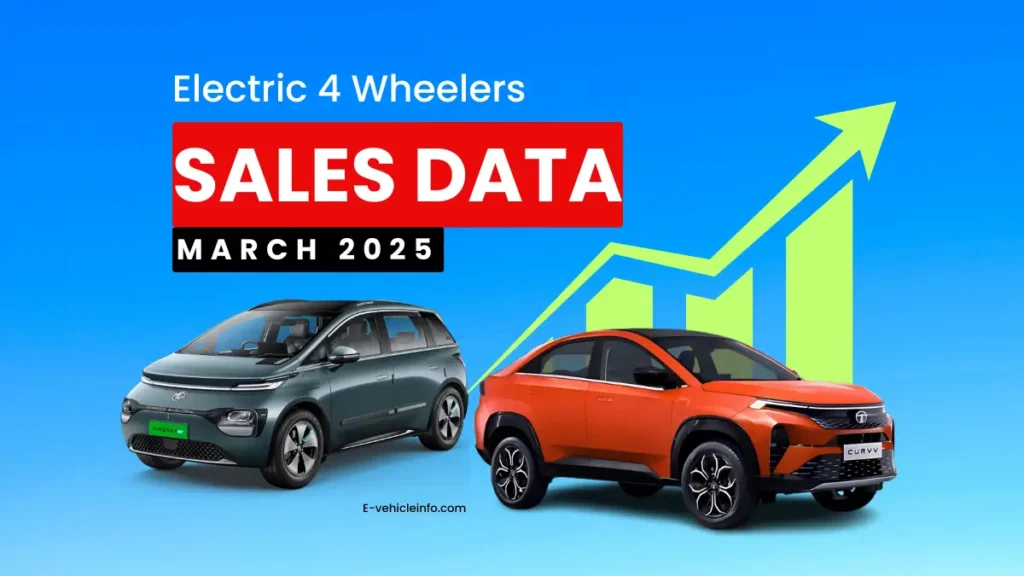 march 2025 electric four wheeler sales data