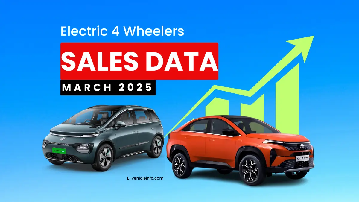 march 2025 electric four wheeler sales data