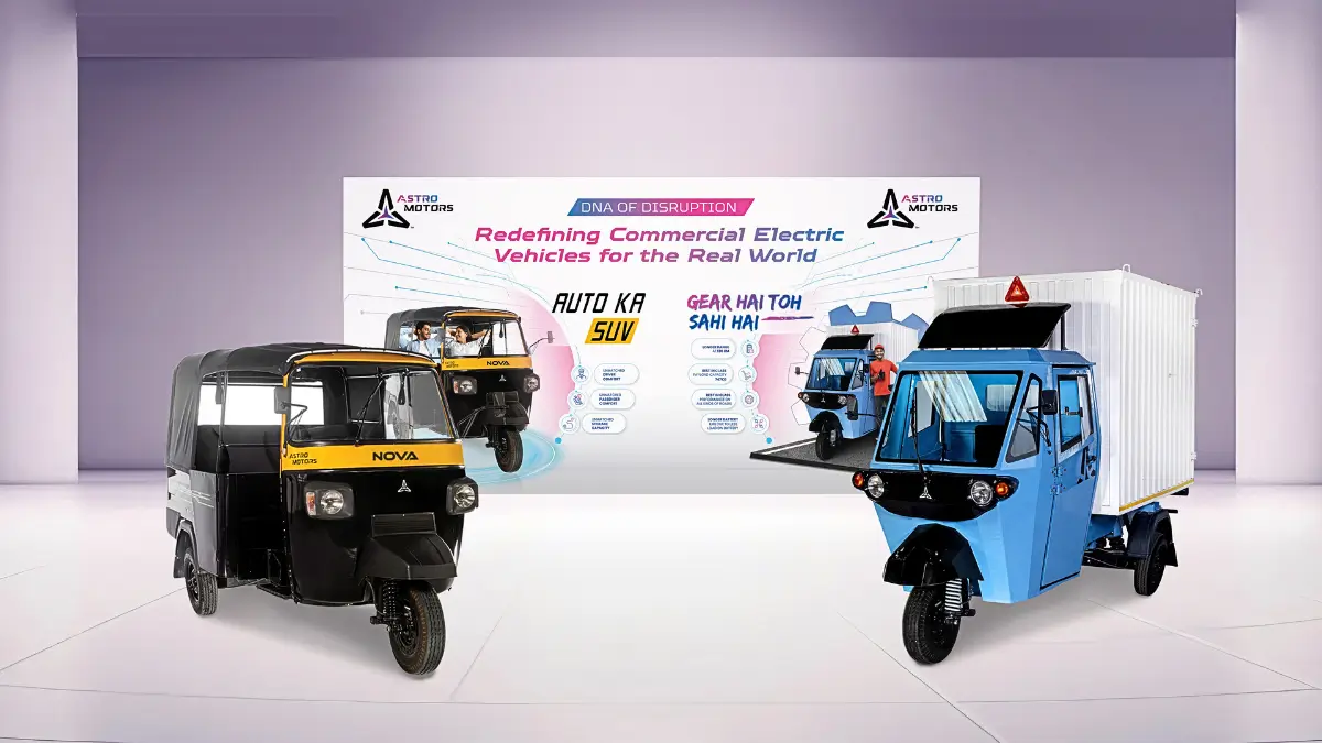 Astro Motors unveils flagship EV products Astro Motors Unveils Navya & Nova: Flagship L5 Cargo & Passenger EVs https://e-vehicleinfo.com/astro-motors-unveils-navya-nova-flagship-l5-cargo-passenger-evs/