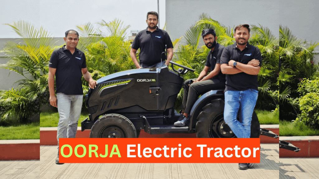 Cygnus Motors Unveils Electric Tractor Oorja, Pioneering Sustainable Farming in India (2) (1)