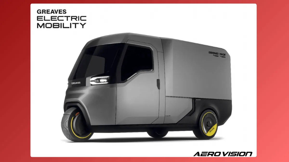 Greaves Aero Vision Concept 1 Greaves Aero Vision Concept: Futuristic Electric Three-Wheeler Designed in India https://e-vehicleinfo.com/greaves-aero-vision-concept/