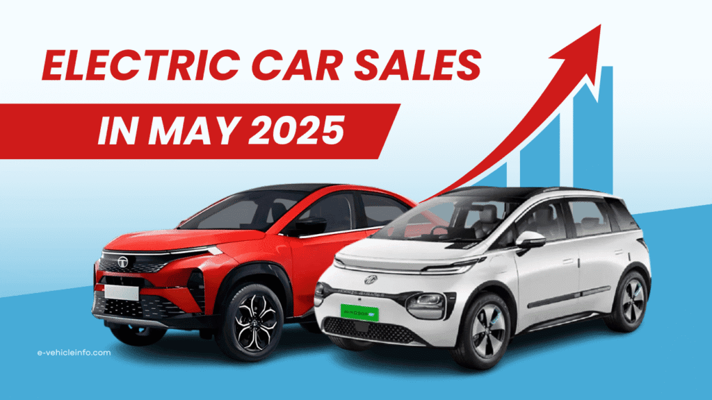 Electric Four-Wheeler Sales Data in May 2025