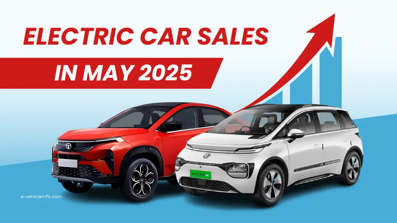 Electric Four-Wheeler Sales Data in May 2025