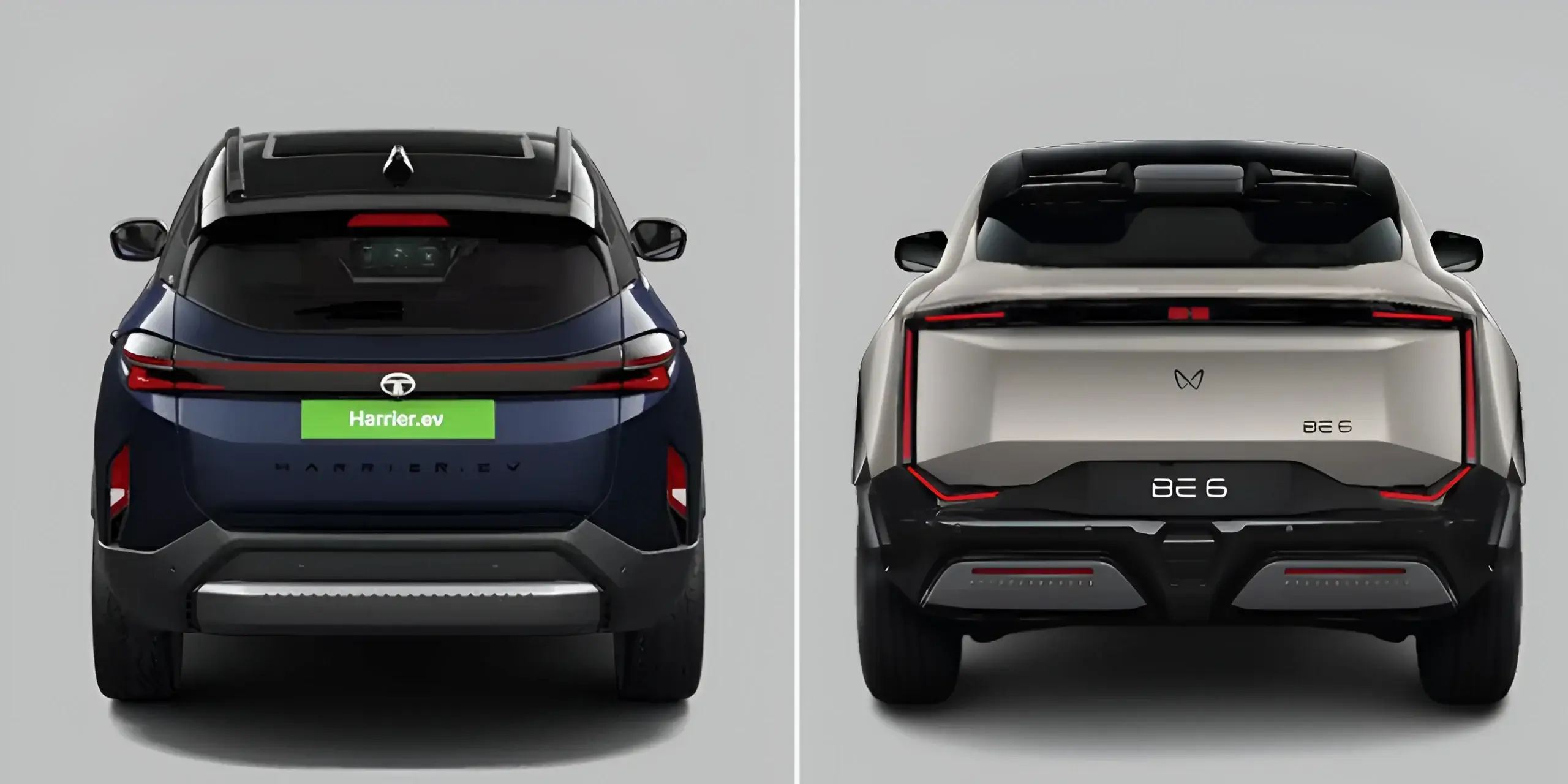Tata Harrier EV vs Mahindra BE 6e EV