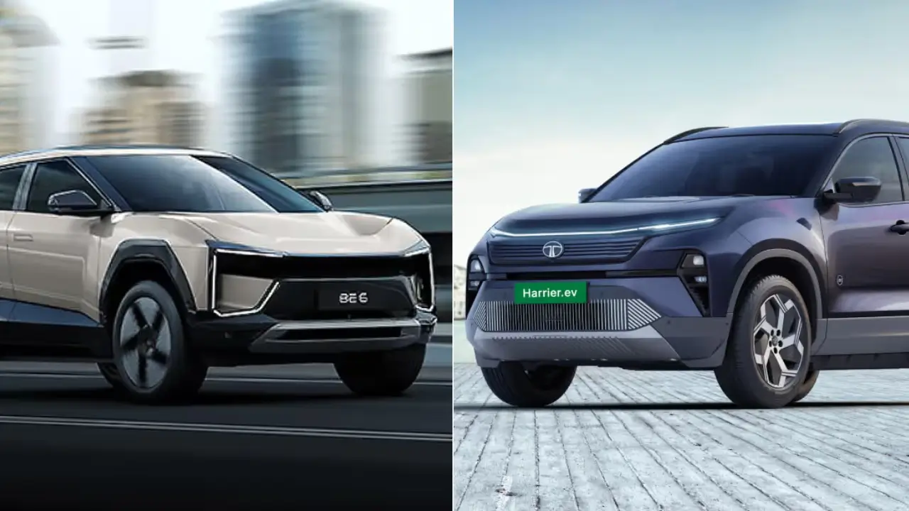 Tata Harrier EV vs Mahindra BE 6e EV