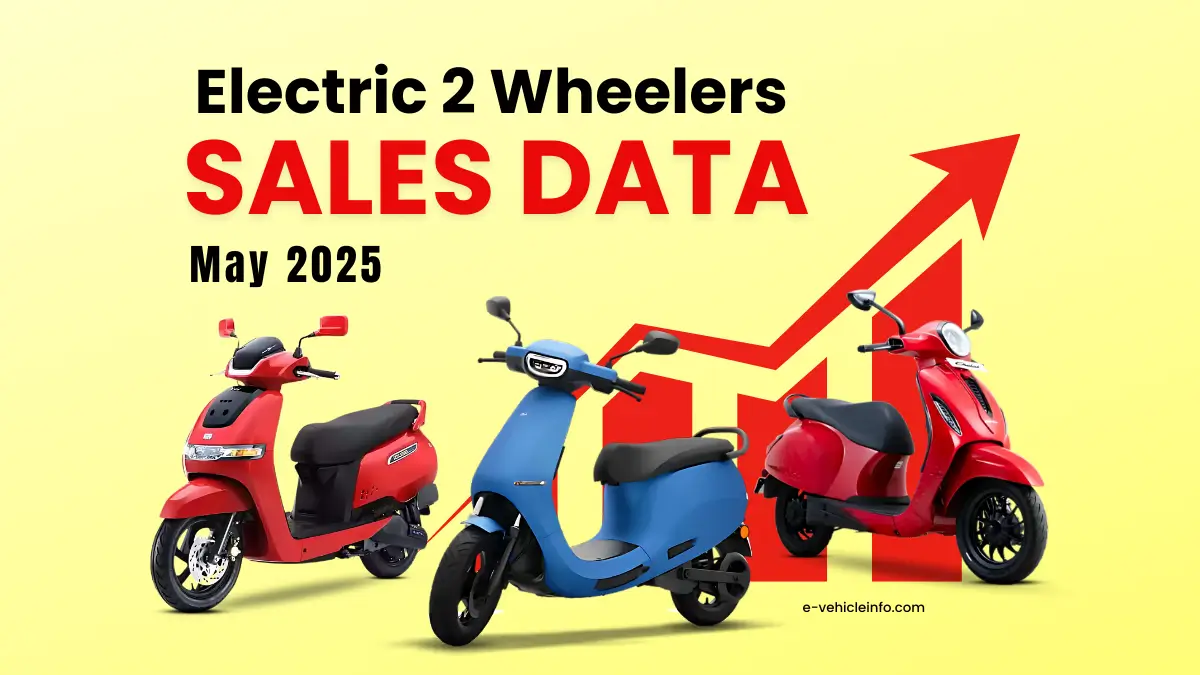 Electric Two-wheeler Sales Data in May 2025 – Top 10 EV Companies