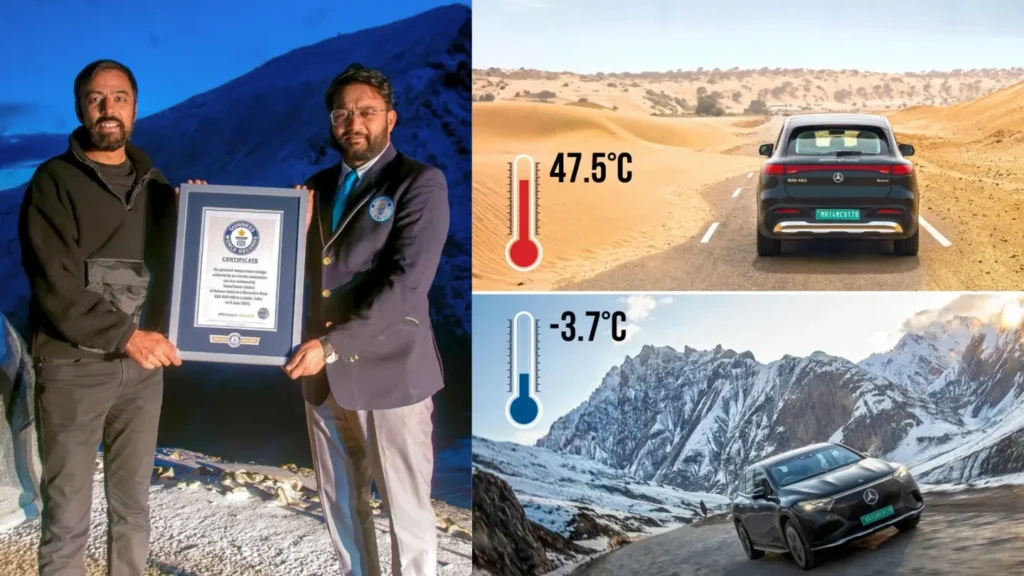 EQS SUV Breaks Record in India Toughest Climate Test