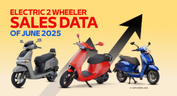 Electric Two-wheeler Sales Data in June 2025 – Top 10 E2W Companies