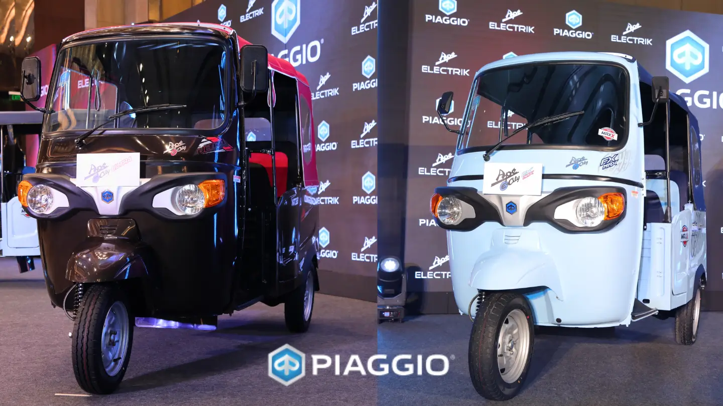 Piaggio’s 2 All-New Electric Rickshaws