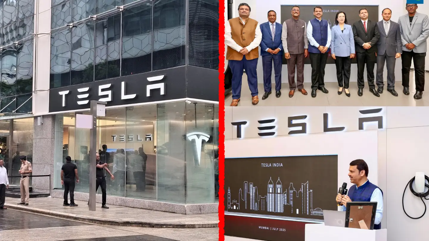 tesla showroom india