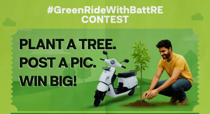 BattRE Electric Scooter Contest: Go Green, Ride Clean, Win Big
