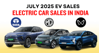 July 2025 Electric Car Sales in India – Top 10 Electric Four-Wheeler Companies