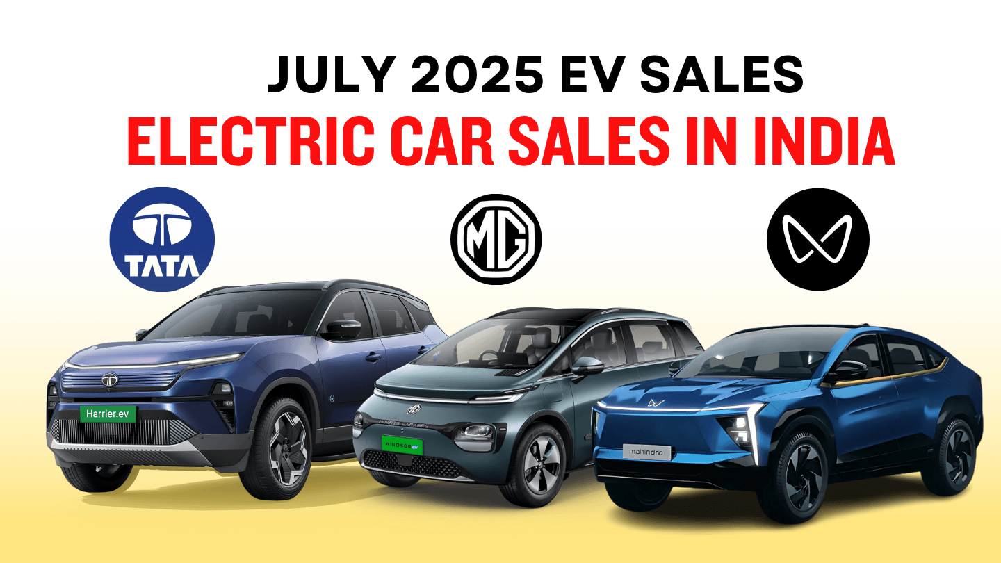 July 2025 Electric Car Sales in India