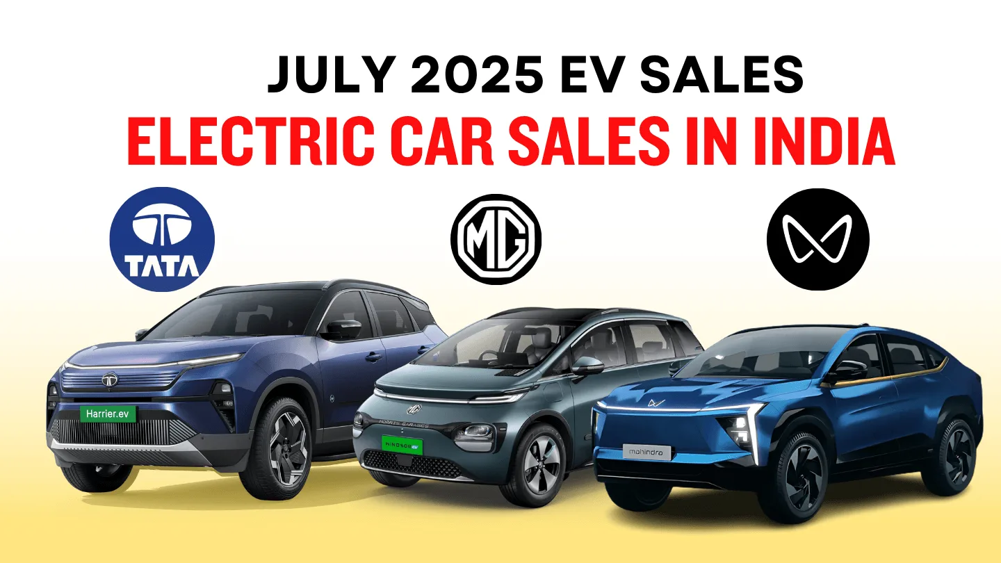 July 2025 Electric Car Sales in India