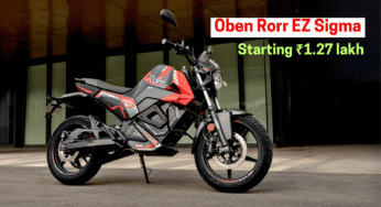 All-New Oben Rorr EZ Sigma Launched: Reverse Mode & 175 Km Range