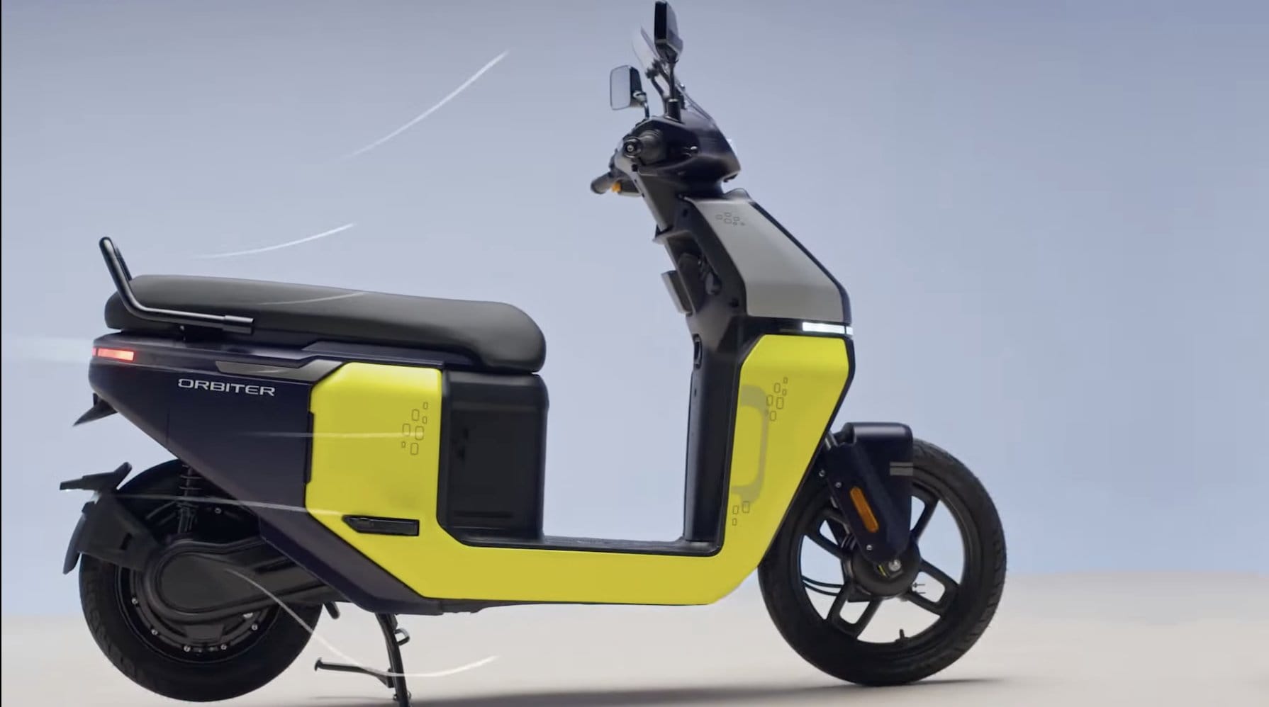 Orbiter side design TVS Motor Company Launches New Electric Scooter ‘Orbiter’ in India https://e-vehicleinfo.com/tvs-motor-company-launches-new-electric-scooter-orbiter-in-india/