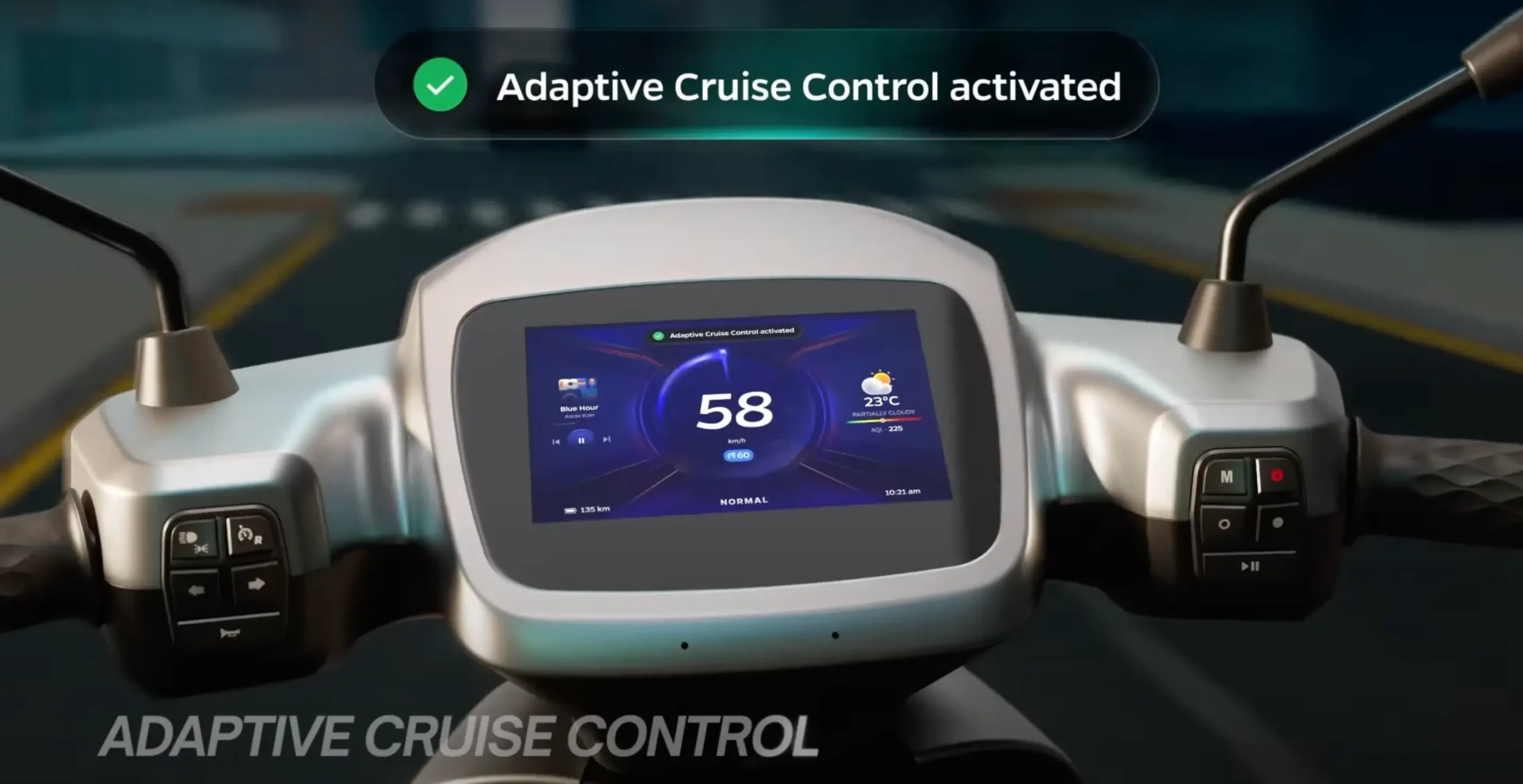 Improved Stability with Traction Control & ABS