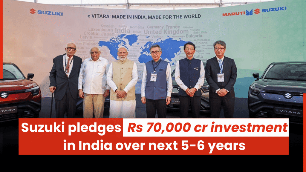 Suzuki pledges Rs 70000 cr investment in India (2)