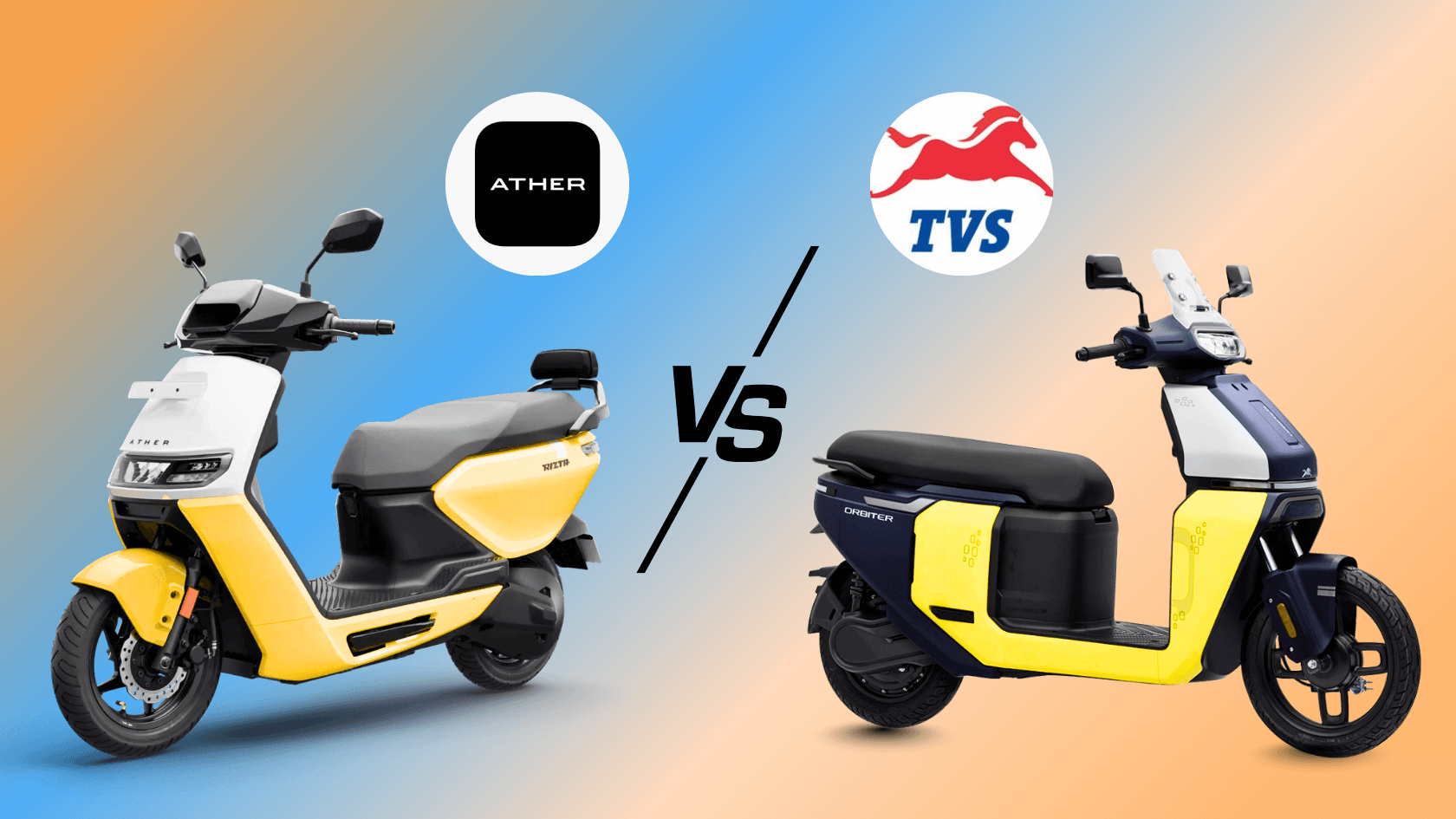 TVS Orbiter vs Ather Rizta