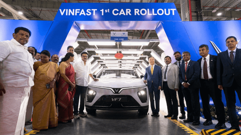 VinFast Opens First EV Plant In India: ₹16,000 Cr Facility In Tamil ...