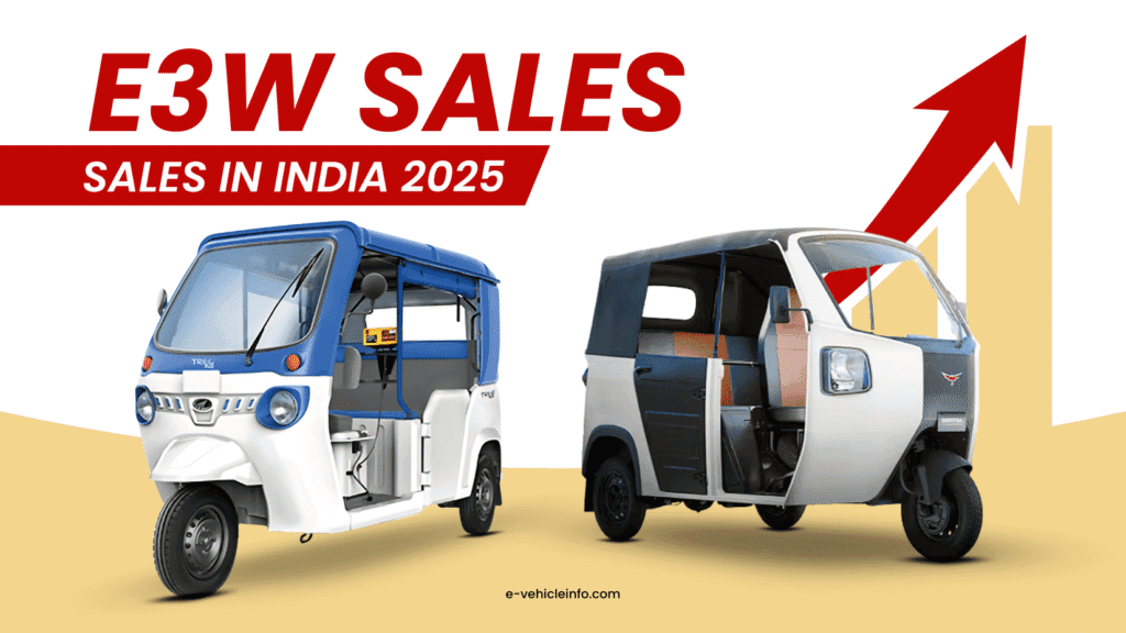 Electric Three-Wheeler Sales August 2025