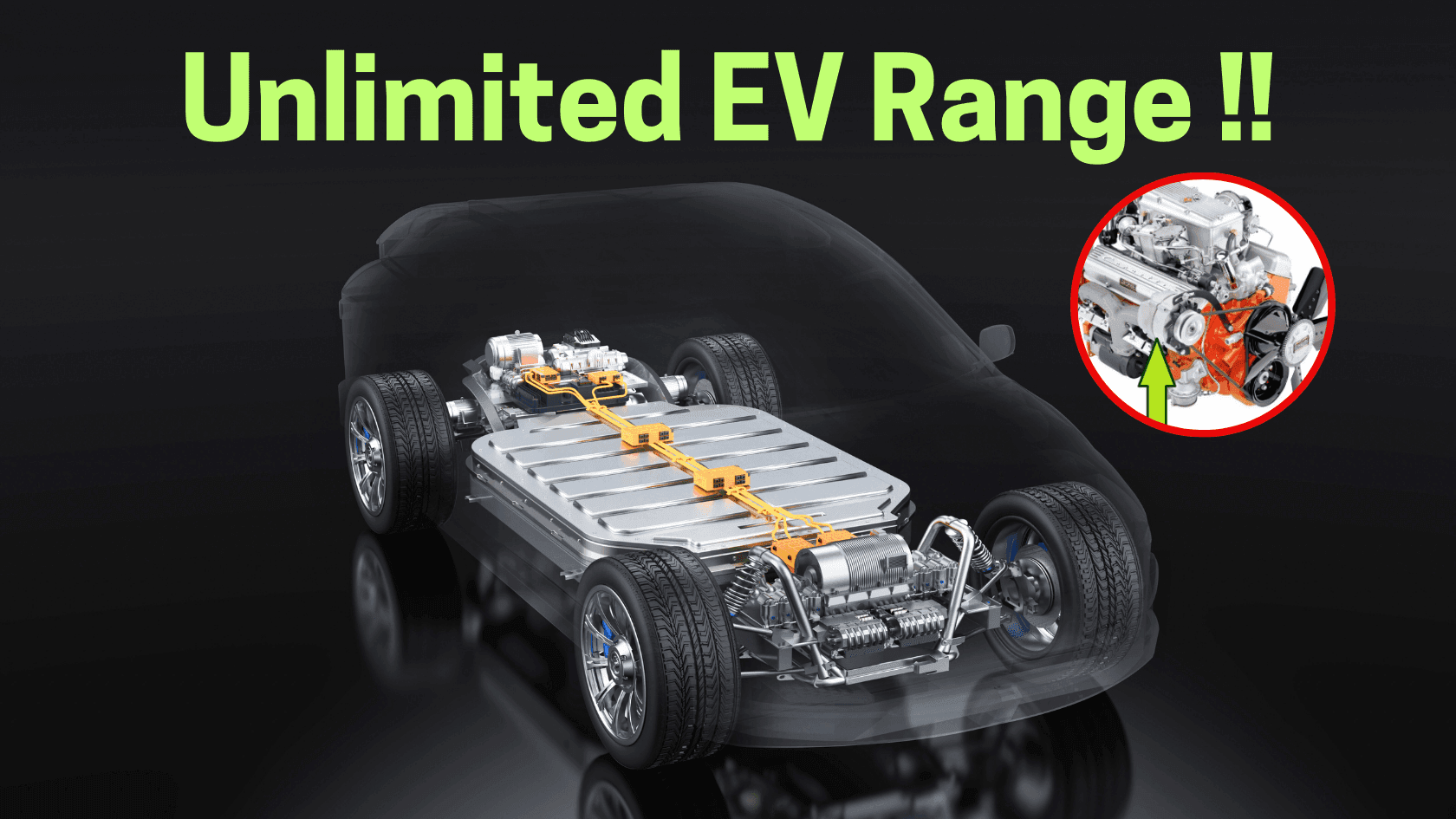 Unlimited EV Range Regenerative Acceleration