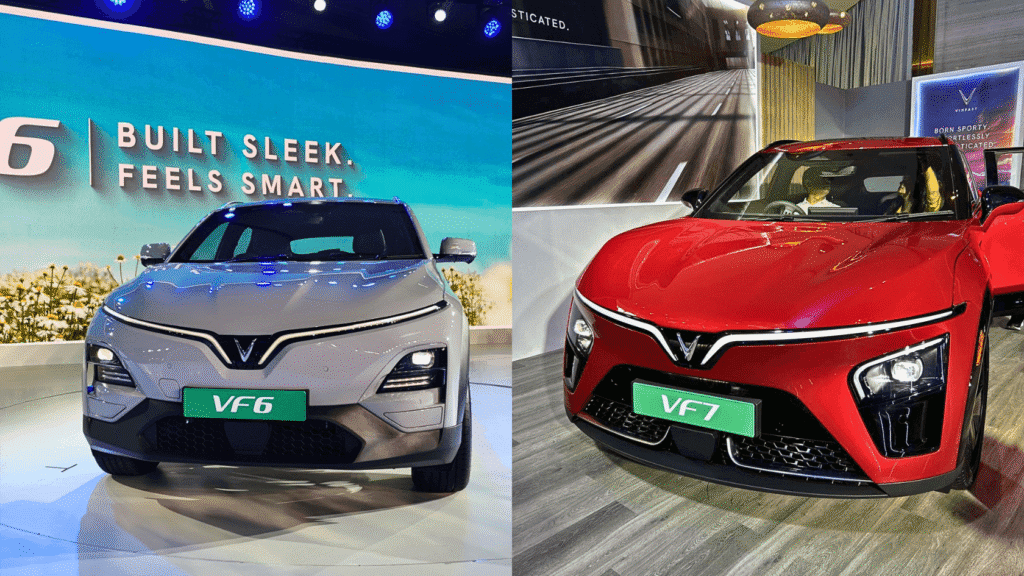 VinFast VF6 and VF7 Electric cars
