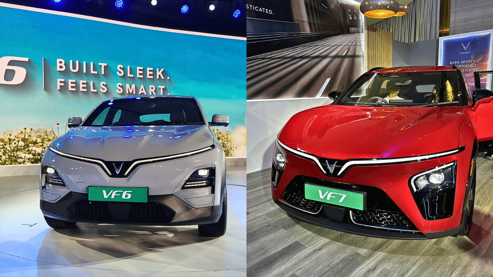 VinFast VF6 and VF7 Electric cars