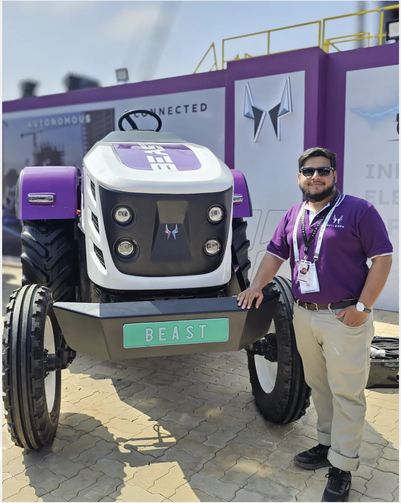 India’s Most Powerful Electric Tractor — The BEAST 9696 E at EXCON 2025