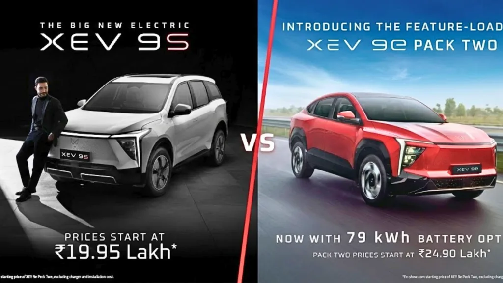 Mahindra XEV 9S vs XEV 9e: Which Electric SUV Makes More Sense?