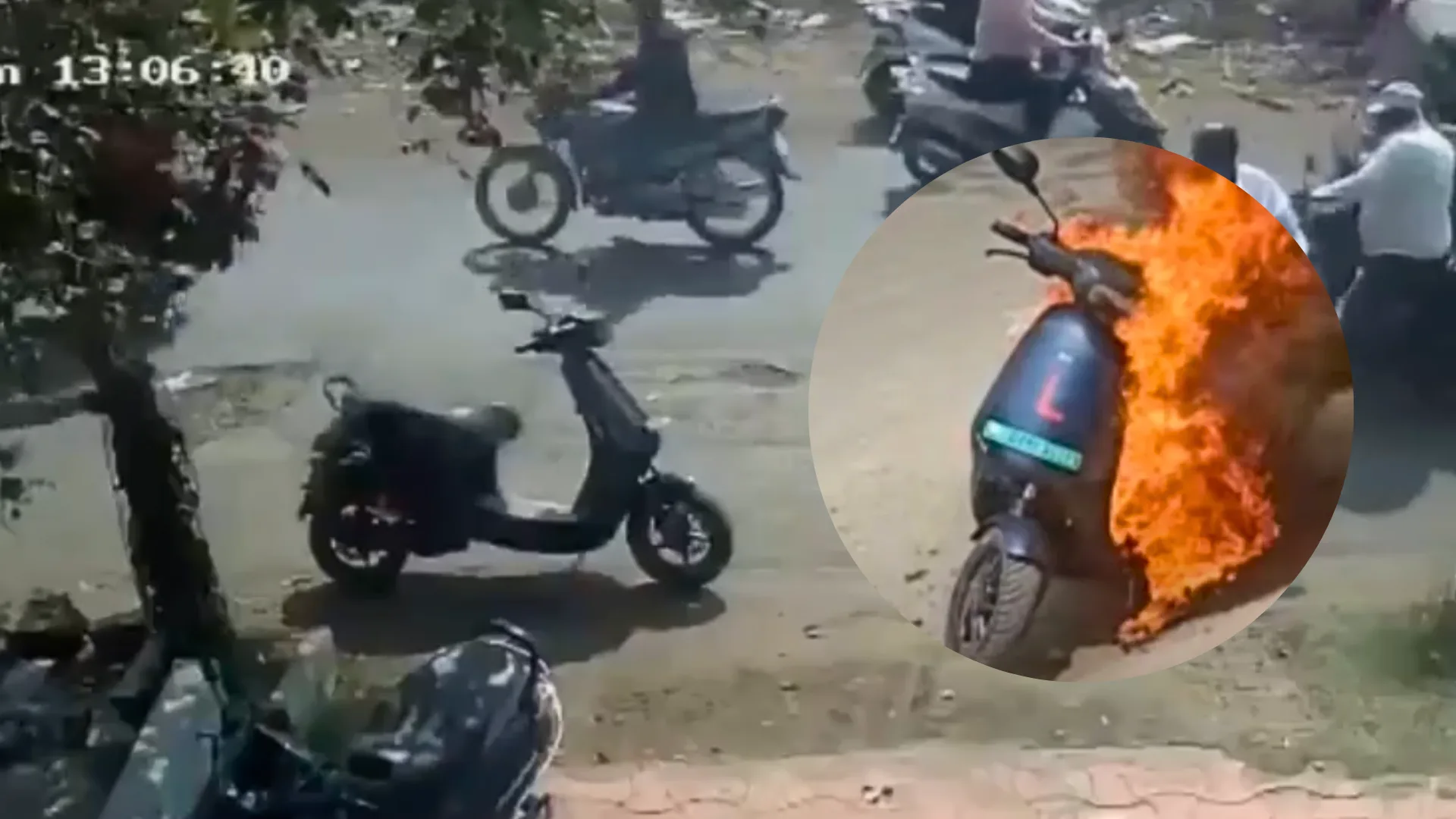 Ola Electric Scooter Catches Fir