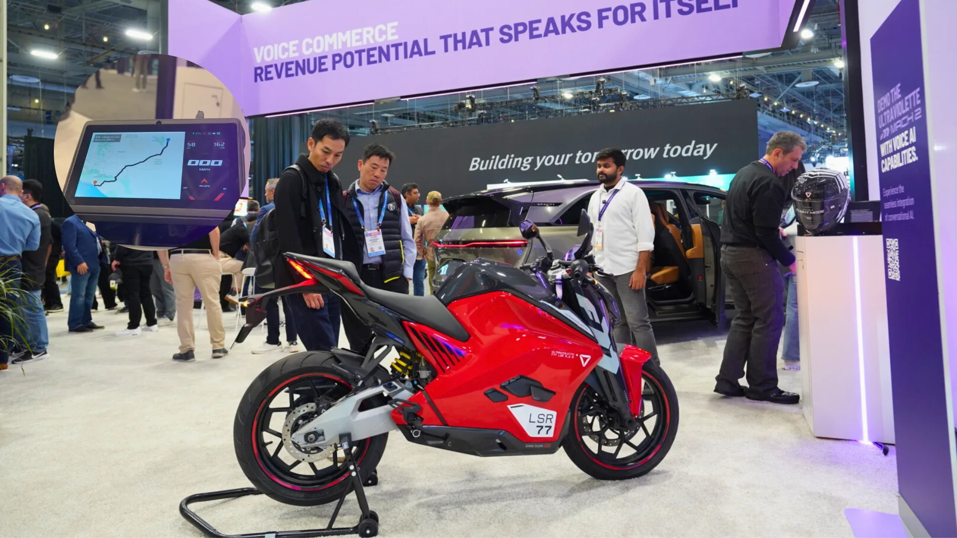 Ultraviolette Unveils ‘Violette’ AI Voice Assistant On F77 At CES 2026