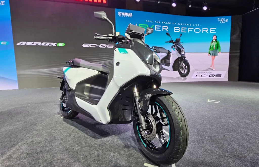 Yamaha Launches Its First Electric Scooter In India: EC-06 Priced At ₹1.67 Lakh