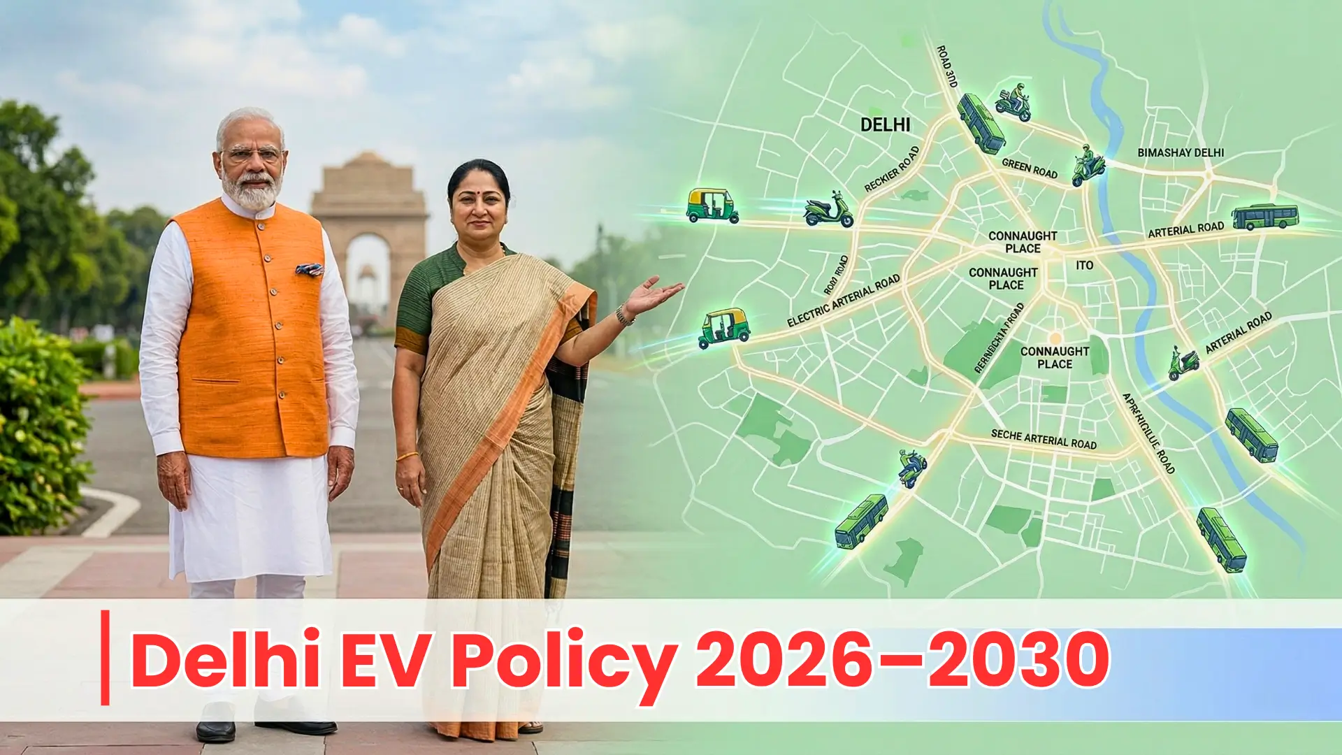 Delhi EV Policy 2026–2030 Draft: Subsidies, Mandates & Tax Benefits
